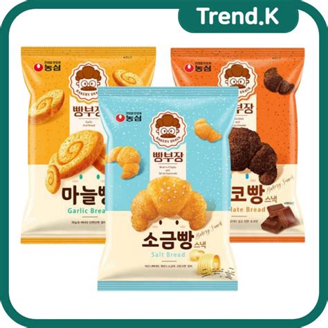 Nongshim Bakery Snack Light And Crunchy Bread Cookies Garlic Bread