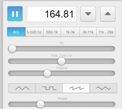updated    tone generators  sound frequency