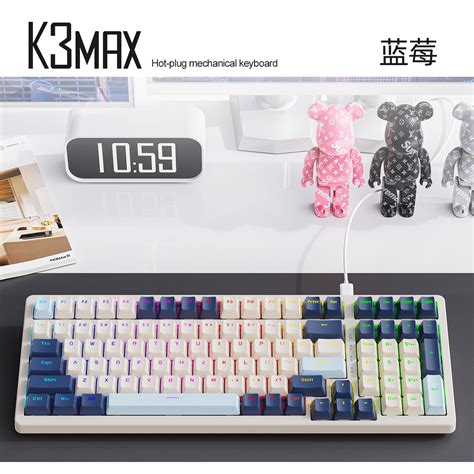 K Max Rgb Mechanical Keyboard Key Full Key Hot Swap Lighting Effects Gasket Squelch