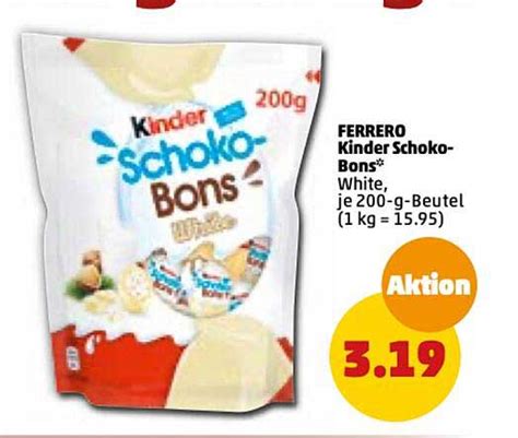 Ferrero Kinder Schoko Bons Angebot Bei Penny Prospekte De