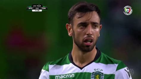 Golo de Bruno Fernandes Sporting 2 0 Tondela Liga 6ªJ YouTube