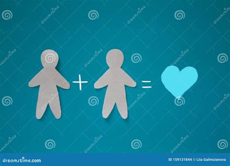 Paper Gay Couple Stock Photo Image Of Close Couple 159131844