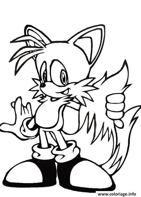 Coloriage Sonic 97 Dessin Sonic à imprimer