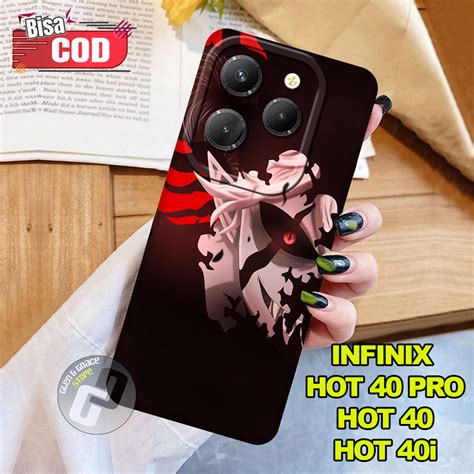 Jual Case Pro Camera INFINIX HOT 40 PRO Terbaru 2024 Silikon HOT 40 2024 Motif BLACK CLOVER