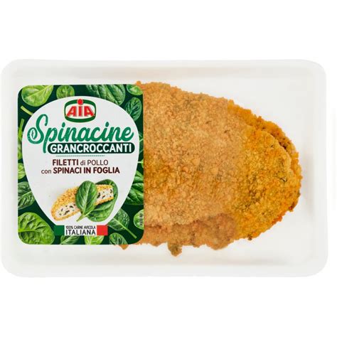 Aia Spinacine Di Pollo Gran Croccanti Cotolette Gr 230 Cicalia