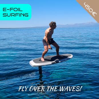 Rent E-Foil Surfboards | Fly over the waves quiet and fast!