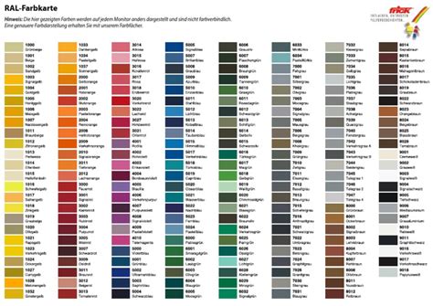 ral farben
