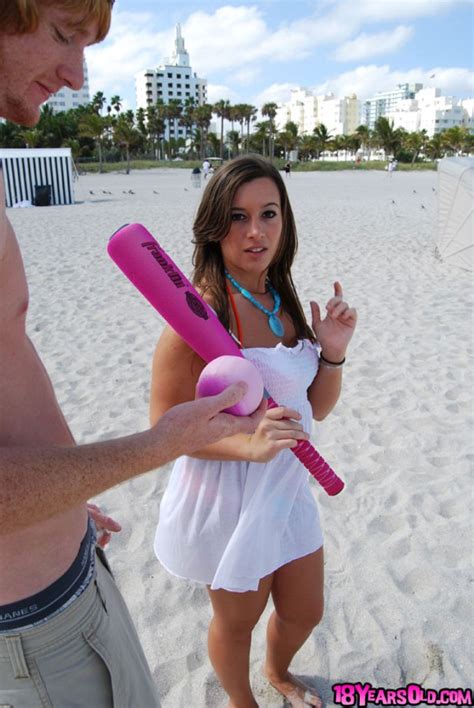 Naked Vanessa Lee In Beachtime Softball Blowjob