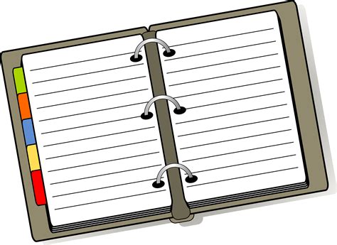 Clipart - Diary