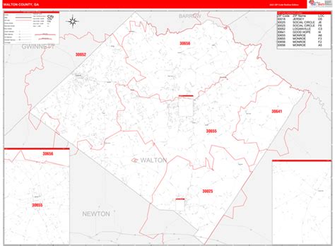 Maps Of Walton County Georgia