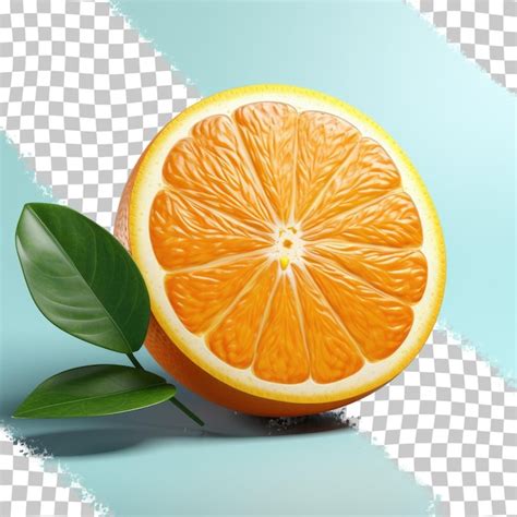 Premium PSD | Orange fruit on transparent background