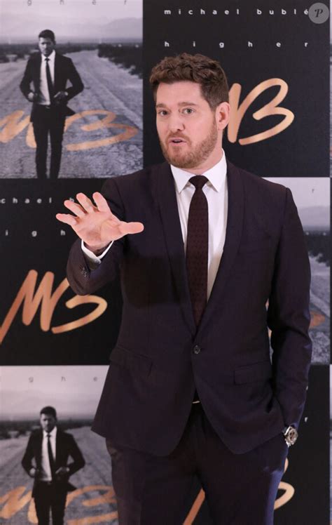 Photo Michael Buble Présente Son Nouvel Album Higher à Lhôtel