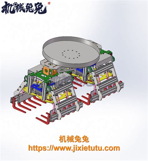 80套机械爪图纸solidworks三维3d模型 机械手抓取 双夹爪机构图机械兔兔