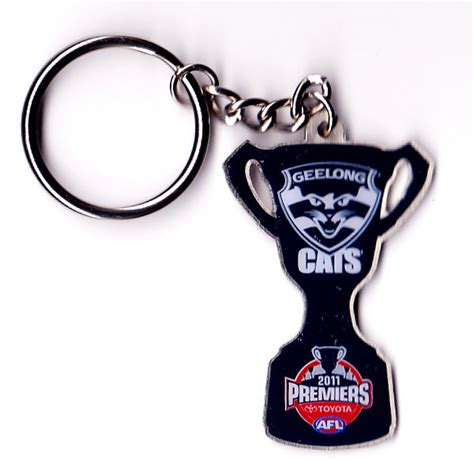 2011 Geelong Cats AFL Premiers Keyring Badge Victory Badges