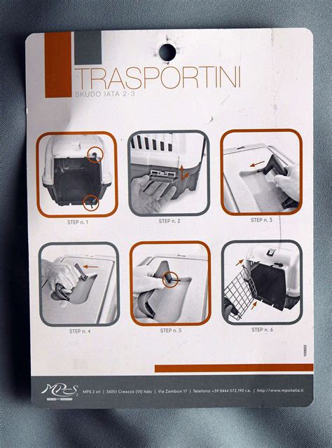 Переноска-клиппер MPS SKUDO 2 с металлической дверцей и замком ...