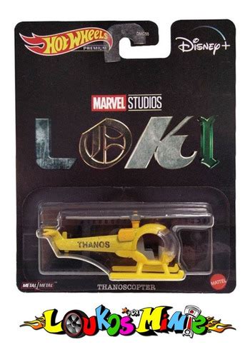 Hot Wheels Marvel Disney Thanoscopter Loki Helicóptero Frete grátis