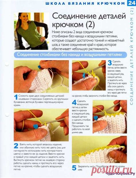 Школа вязания крючком http://chudo-klubok.ru/tag/shkola-vyazaniya ...