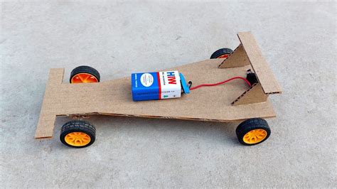 Cardboard Car How To Make A Cardboard Electric Car At Home Youtube