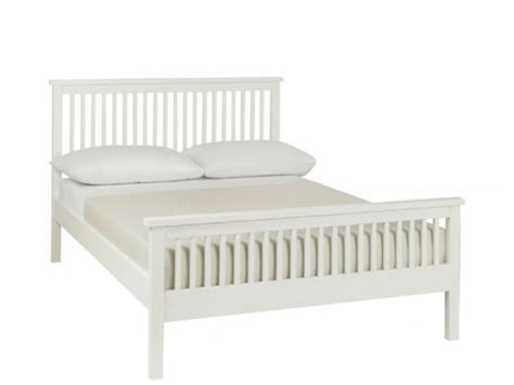 Bentley Designs Atlanta White Ft Small Double High Foot End Bed Frame