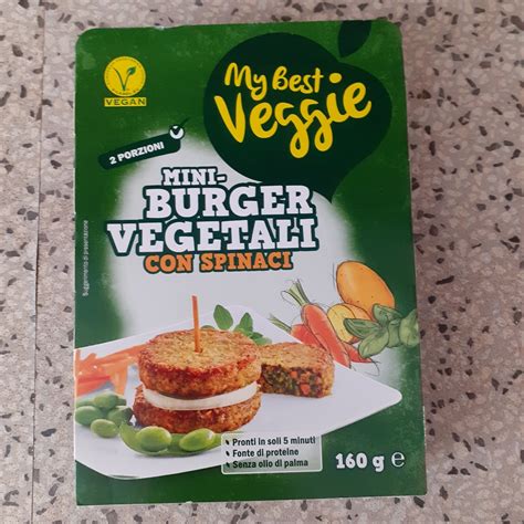 My Best Veggie Mini Burger Vegetali Con Spinaci Reviews Abillion