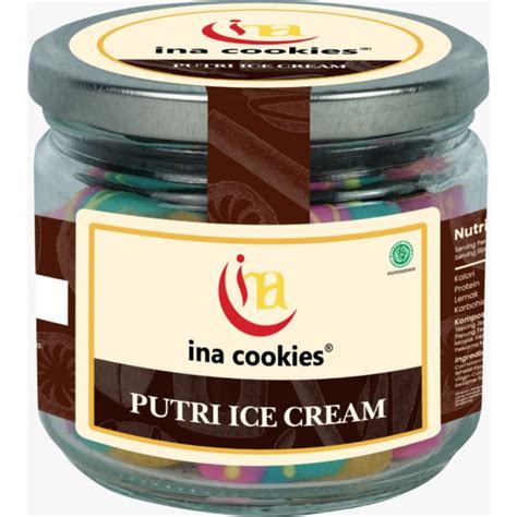 Jual Putri Es Krim Ina Cookies Toples Jar Shopee Indonesia