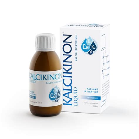 Kalcikinon Liquid Skystas Kalcis Su Vit D K Fosforu Ml