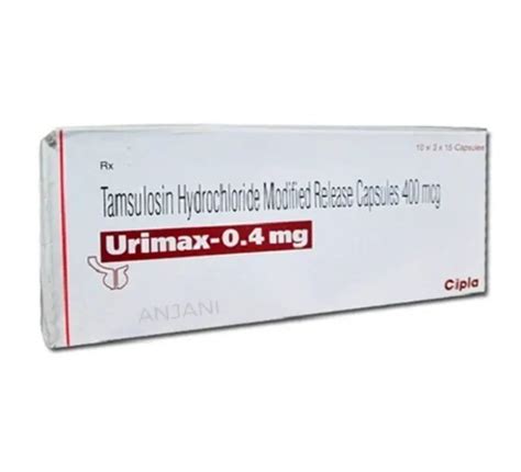 Urimax Capsule Tamsulosin 200 Mcg At Rs 367 Stripe In Nagpur ID