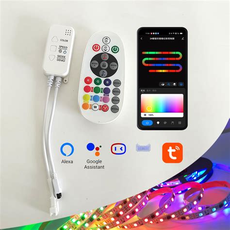 Tuya Wifi Alexa Addressable Dream Color Music Led Controller