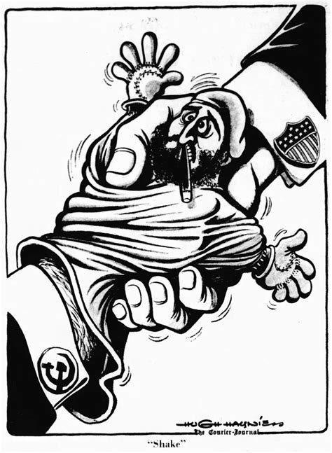 ”Shake” - American cartoon (”The Louisville Courier-Journal”, artist