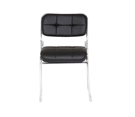 Buy Auston Leatherette Heavy Duty Metal Frame Visitor Chair Without