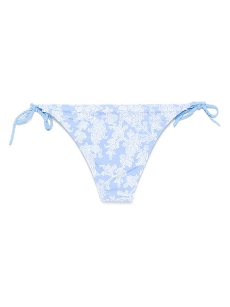 Heidi Klein Playa Paraiso Bikini Bottoms Blue FARFETCH