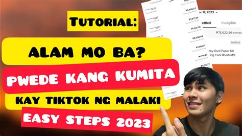 TIKTOK SHOP PAANO BA KUMITA KAY TIKTOK TIKTOK AFFILIATE PROGRAM 2023