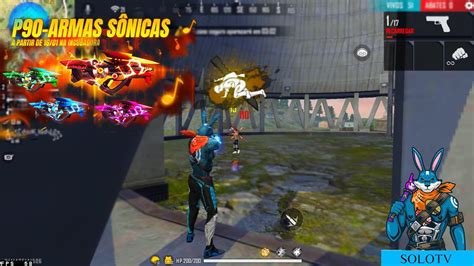 FREE FIRE AO VIVO NOVA INCUBADORA P90 SÔNICAS RUMO AO MESTRE