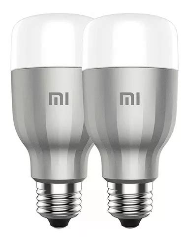 Foco Inteligente Xiaomi Led Smart Bulb Blanco Y Color Pack Color De