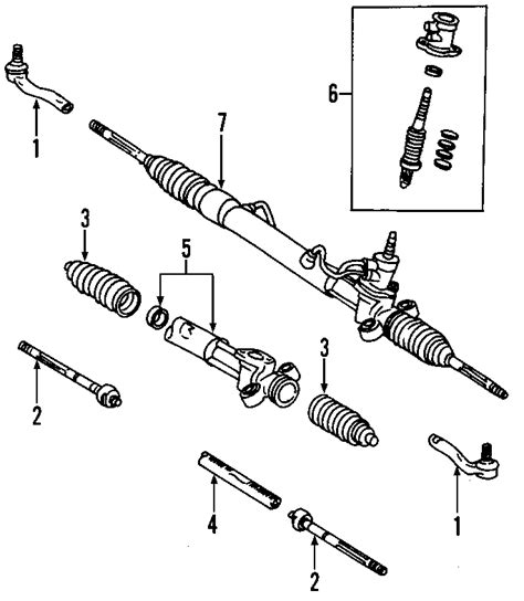 Toyota Echo Rack And Pinion Housing Echo POWER 4424052010 Toyota