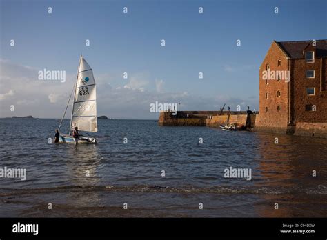 North Berwick harbour entrance Stock Photo - Alamy