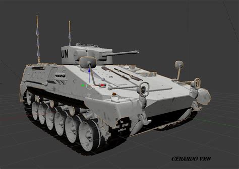 Tam Tanque Argentino Mediano D Render Renderhub Gallery