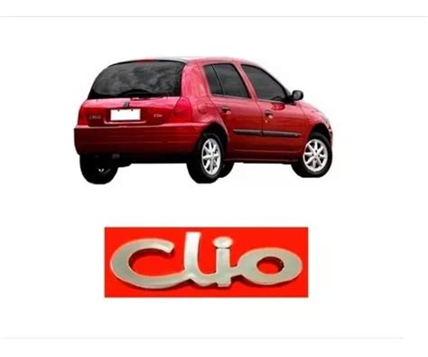 Emblema Letreiro Clio Porta Malas Clio A Cromado