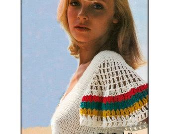 Bikini Crochet Pattern With Sleeveless Duster Cover Up Pdf Etsy