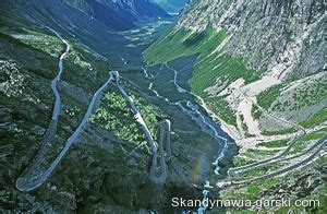 Droga Trolli Trollstigen Norwegia