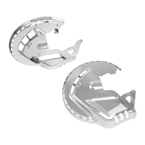 Chrome Brake Rotor Covers W LED Ring Of Fire Fit For Honda GOLDWING