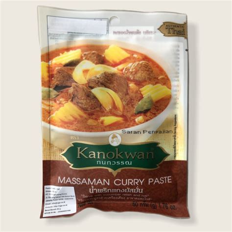 Jual Kanokwan Massaman Curry Paste 50G Shopee Indonesia