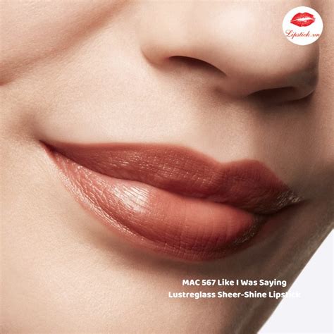 Son MAC Like I Was Saying Nâu Đất Nude Lustreglass Lipstick