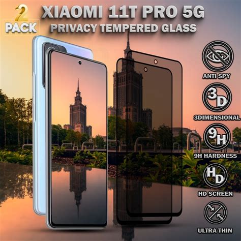 Pack Privacy Sk Rmskydd For Xiaomi T Pro G H Rdat Glas H