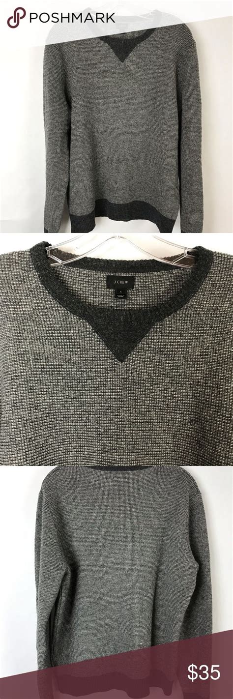 J Crew Lambswool Sweatershirt Sweater Size Large