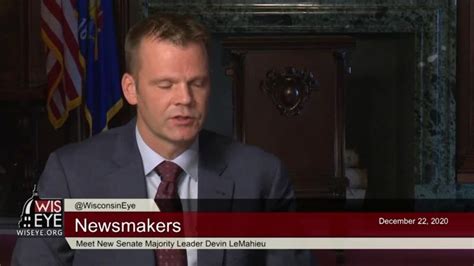 Newsmakers Meet New Senate Majority Leader Devin Lemahieu Wisconsineye