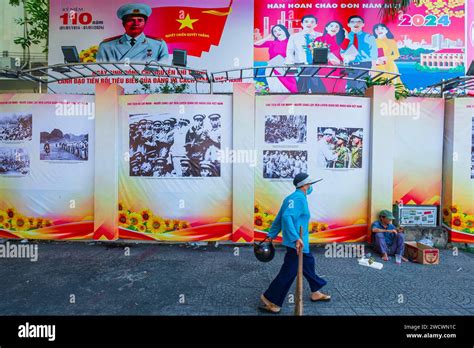 Vietnam Ho Chi Minh City Saigon District 1 Ben Nghe Area Poster