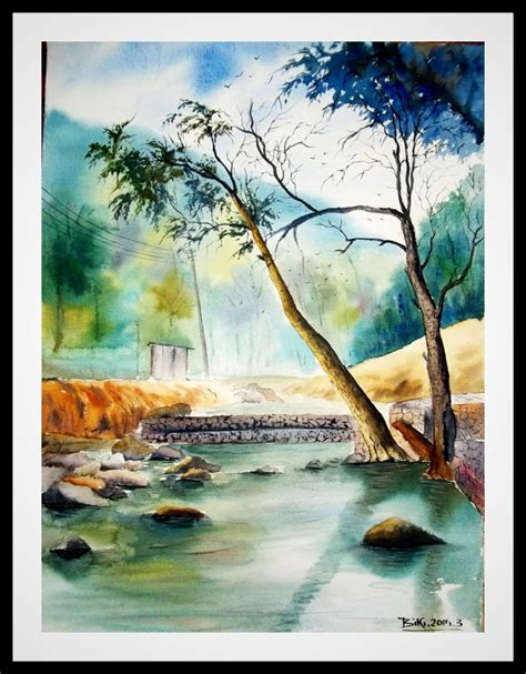 Nature Watercolor Painting At PaintingValley Explore Collection