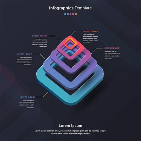 Infográfico 3d de etapas profissionais PSD Premium