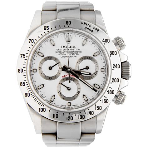 Rolex Daytona Quadrante Bianco Diamanti E Carati